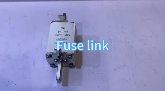 Enlace de fusible de cuerpo cuadrado de perno de alta velocidad eléctrico 100ka