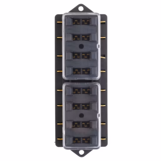Caja portafusibles de cuchilla ATO de 8 vías, 12V, 24V CC, para coche, motocicleta marina